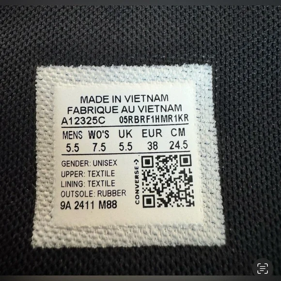 Converse Chuck Taylor All Star XXHi 7.5
Women/5.5 Men Black Knee Hi Punk Grunge - Picture 13 of 13